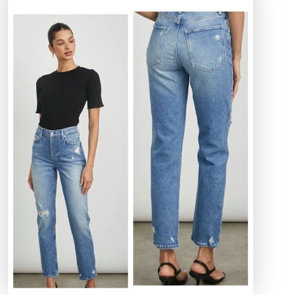 Rails Melrose High Waisted Slim Button Fly Jean Nwt Size31